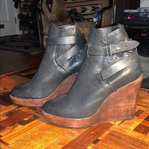 Rag and Bone Emery Wedge boots/booties